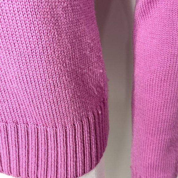 Theory Classic Wool Long Sleeve Turtleneck Sweater in Pink Women’s Size S - Picture 11 of 15